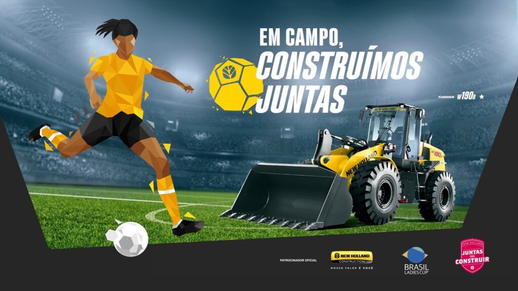 New Holland Construction “entra em campo” com a Brasil Ladies Cup